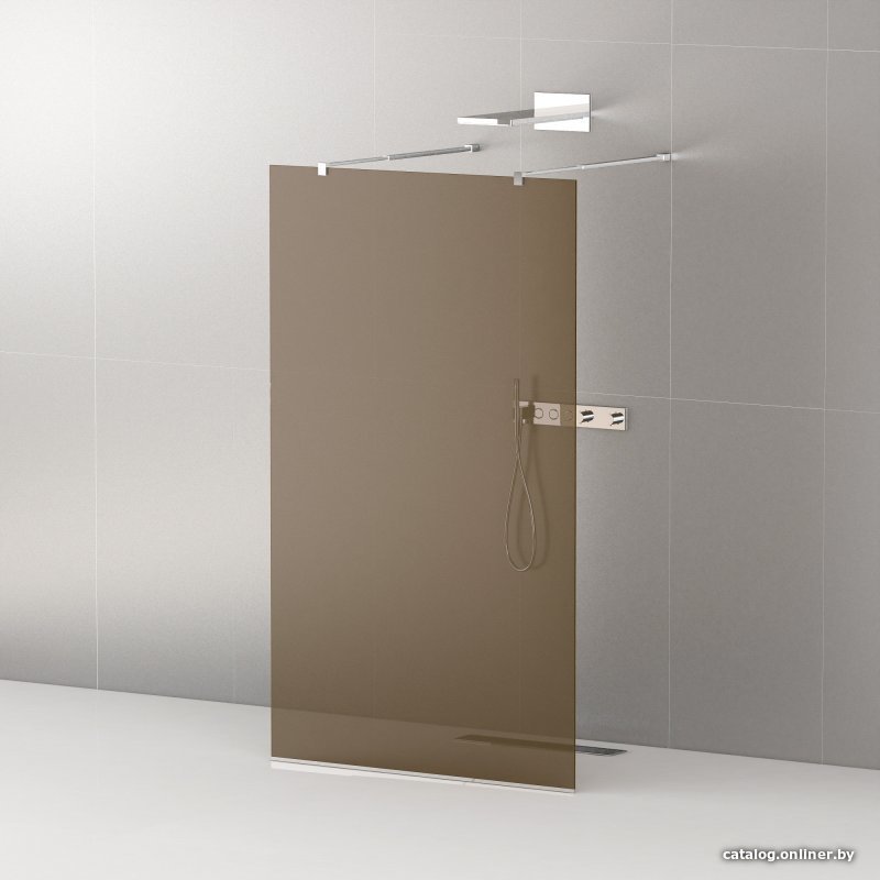 Душевая стенка Cezares LIBERTA-L-2-100-BR-Cr