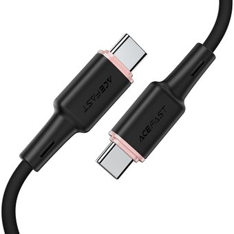 Кабель AceFast C2-03 USB Type-C - USB Type-C (1.2 м, черный)