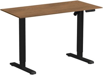 Стол с регулировкой высоты WellDesk Basic 1200x675x18 (черный/дуб стирлинг)
