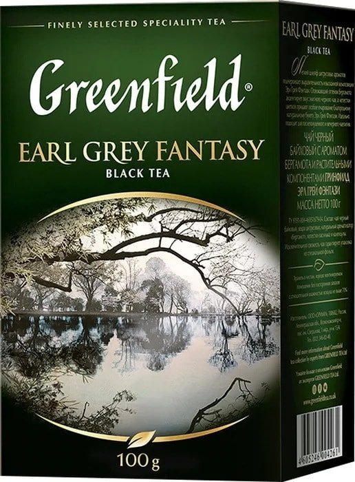 

Черный чай Greenfield Earl Grey Fantasy 100 г