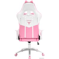 Игровое (геймерское) кресло Zone51 Kitty Meow (розовый/белый) в Солигорске