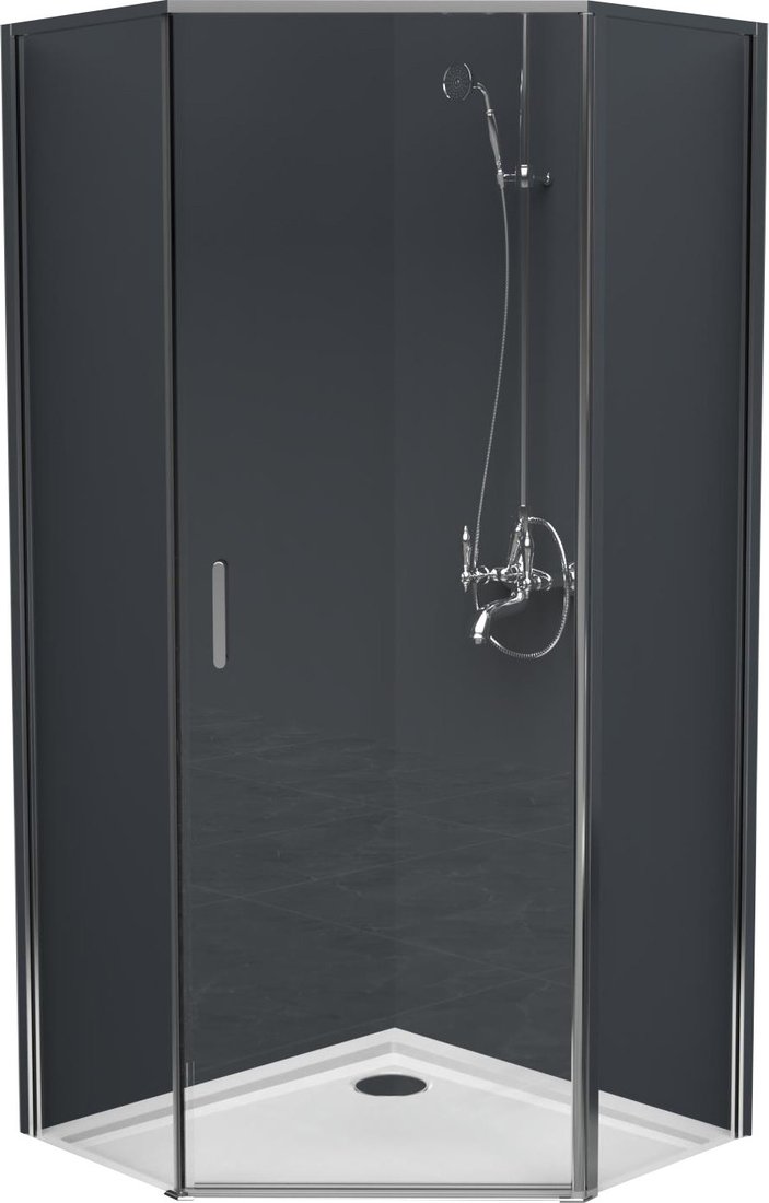

Душевой уголок BelBagno UNO-195-P-1-80-C-Cr