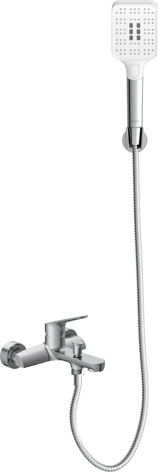 Смеситель Cersanit Flavis 63035 с душевым гарнитуром Ferro 64085