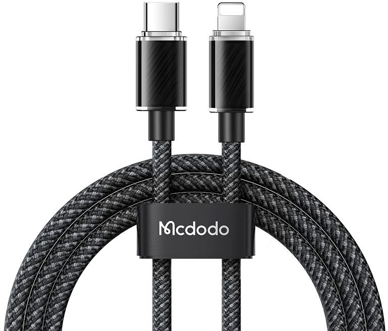 

Кабель McDodo CA-3660 USB Type-C - Lightning (1.2 м, черный)