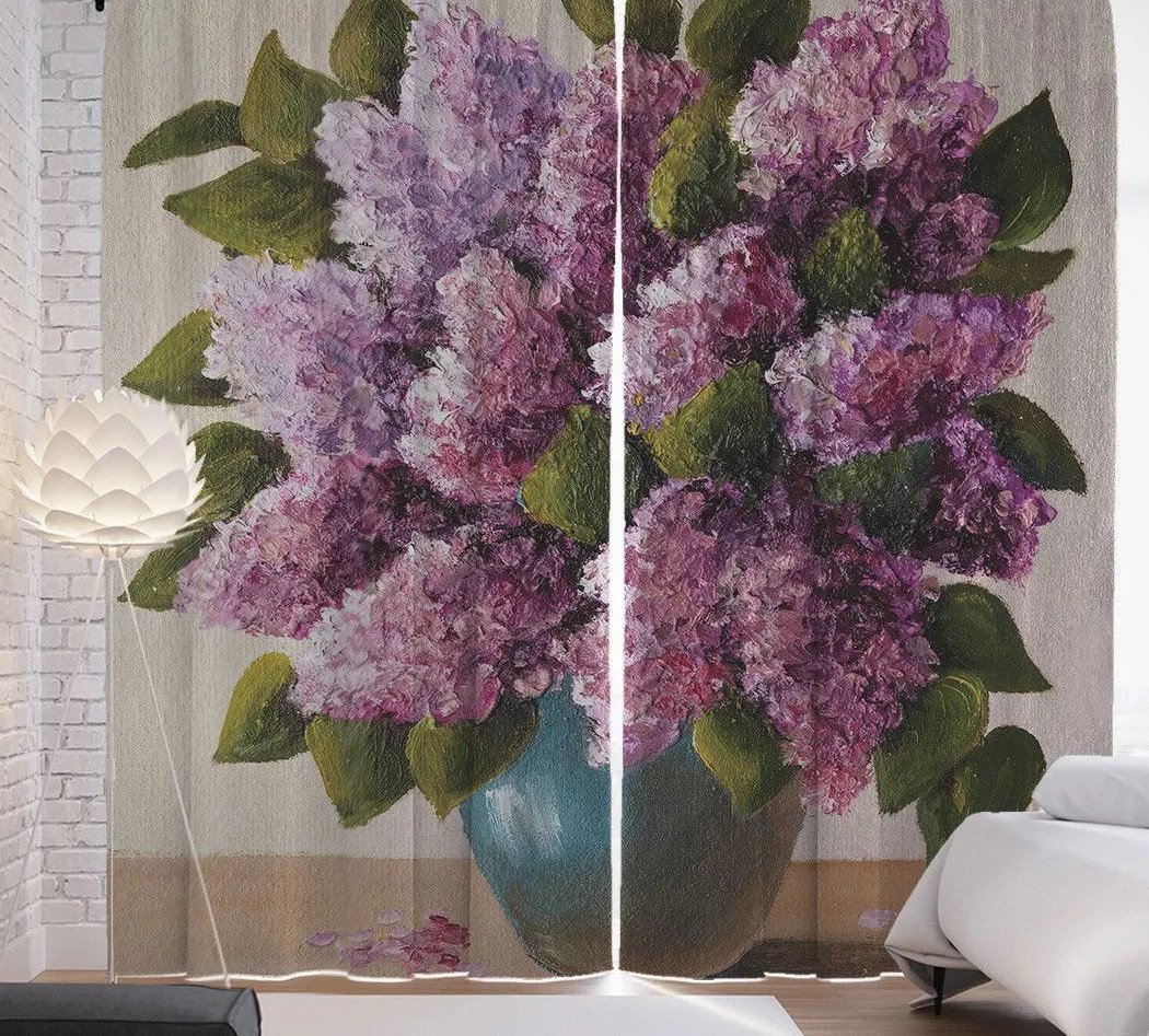 

Комплект штор JoyArty Букет сирени p_62750 (145x265)