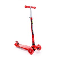 Двухколесный детский самокат Полесье Со складной ручкой 0072C 94407 (красный)