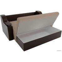 Диван Лига диванов Сенатор 100720 140 см (бежевый/коричневый)