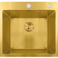 Кухонная мойка Stellar Decor S5550GL-D (золото)