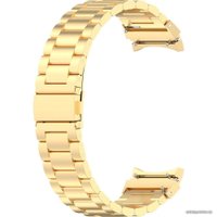 Браслет Rumi Heavy металлический для Samsung Galaxy Watch4/5/6 (20 мм, золотистый)