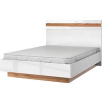 Кровать Anrex Taurus 140В с подъемником 140x200 (дуб вотан/белый)