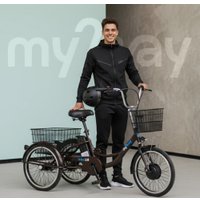 Электровелосипед MyWay Trike 350 Max 24 р.15 (черный)