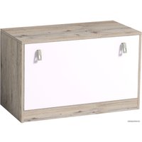 Тумба для обуви Глазов Комфорт 16 (гаскон пайн/белый)