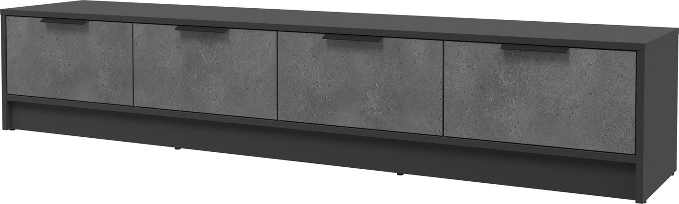 

Тумба Интерлиния ТВ Концепт КТ-ТВ4-35 (бетон портленд/антрацит)