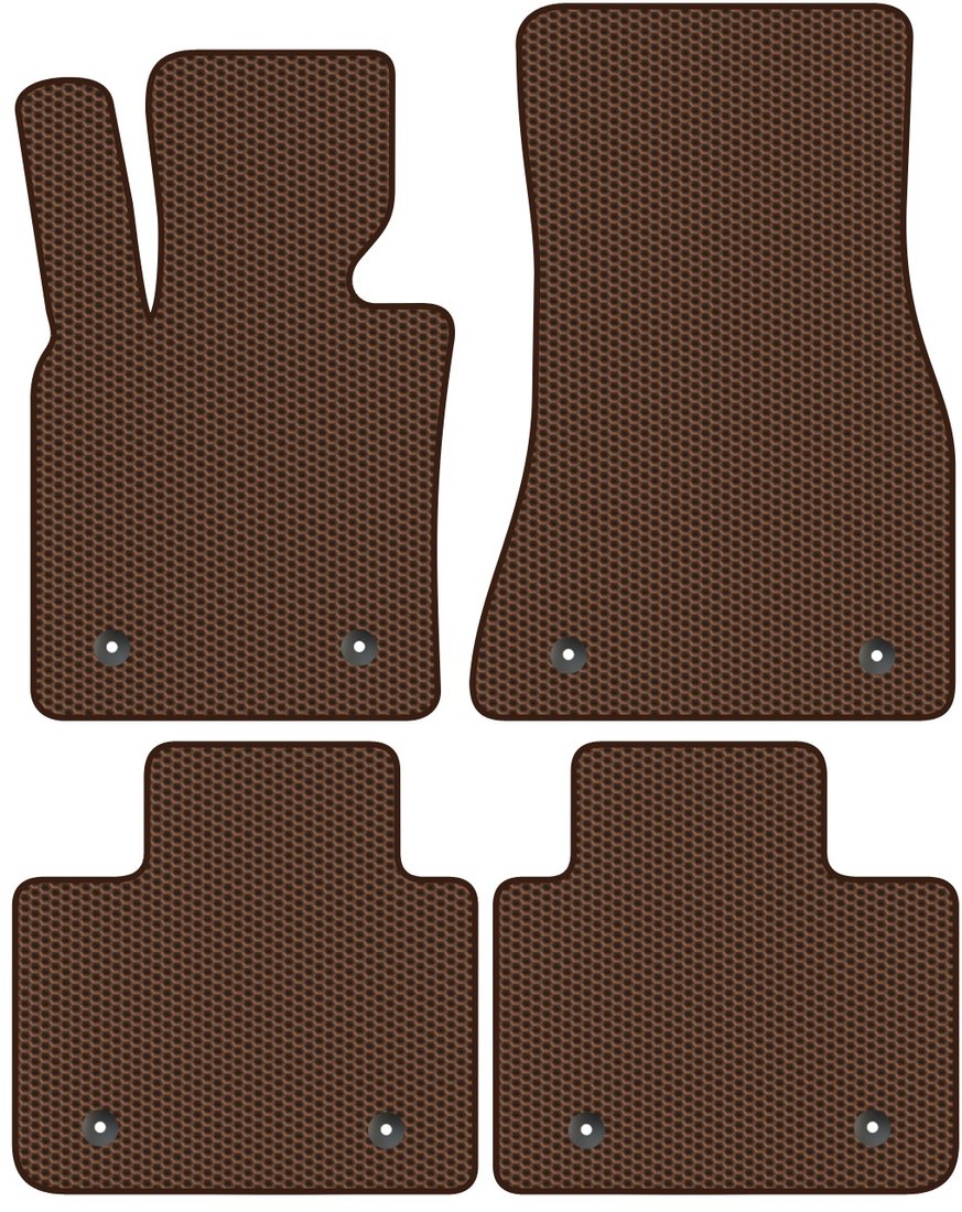 

Комплект ковриков для авто Alicosta Cadillac CT6 (седан) 2015 - Н.В. (коричневый, сота)