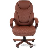 Офисное кресло CHAIRMAN 406 (экопремиум, коричневый)