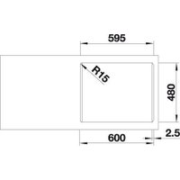 Кухонная мойка Blanco Lemis 6-IF 525109 (нержавеющая сталь)