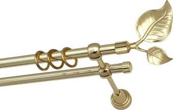 Lm Decor Лист (золото, гладкая, 1.4м 16мм, 2 ряда)