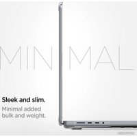 Чехол-накладка Spigen Thin Fit для MacBook Pro 16" 2021-2023 ACS04210 (прозрачный)