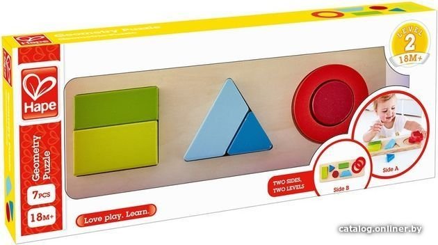 Развивающая игрушка Hape Сортер Цвета и формы E1615_HP