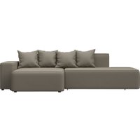 Угловой диван Лига диванов Лига-079 левый 129816L (экокожа Grifon 04 бежевый)