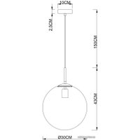 Подвесная люстра Arte Lamp Volare 1562SP-1PB