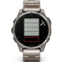 Умные часы Garmin Fenix 8 Sapphire, Titanium 47мм (светло-серый, титановый ремешок)