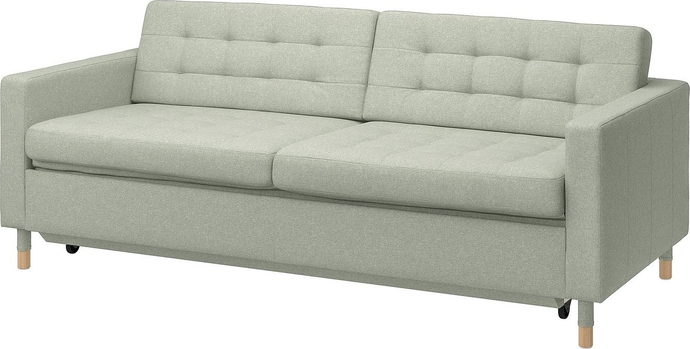 Софа Ikea Landskrona Gunnared светло-зеленый/дерево s79491284