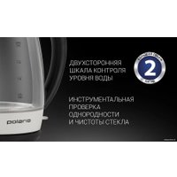 Электрический чайник Polaris PWK 2006CGL (белый)
