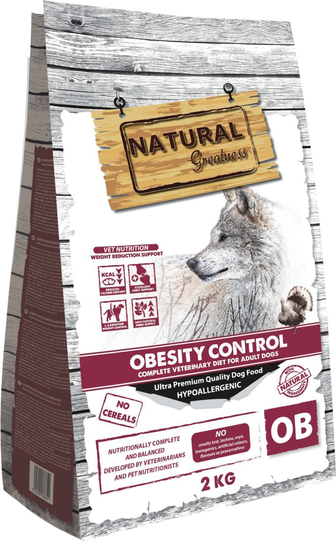 

Сухой корм для собак Natural Greatness Obesity 2 Кг