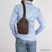 Городской рюкзак Poshete 253-2201-30-BRW (коричневый)