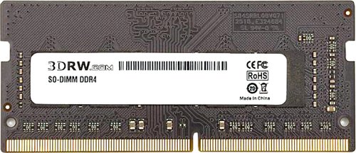 Оперативная память 3DRW 16ГБ DDR4 SODIMM 3200 МГц 3D3200SD416G18