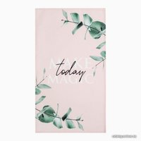 Полотенце Этель Make magic 9278159 (бежевый/зеленый)