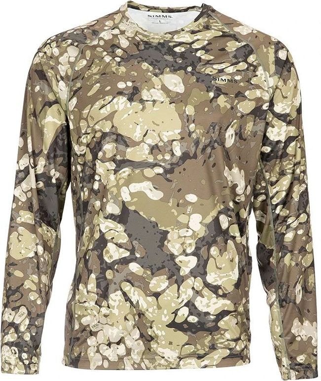 

Футболка Simms SolarFlex LS Crewneck - Print (M, прибрежный камуфляж)