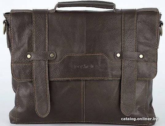 Мужская сумка Poshete 253-01256-26-DBW (коричневый)