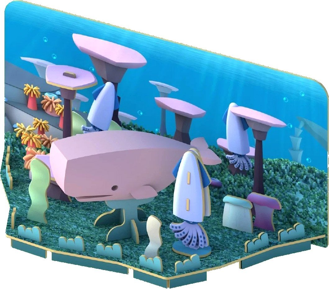 

Магнитный конструктор Halftoys Ocean Кашалот с диорамой HO005