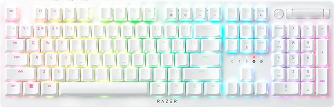 

Клавиатура Razer Deathstalker V2 Pro Wireless (белый, Razer Low Profile Optical Red, нет кириллицы)