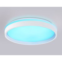 Припотолочная люстра Ambrella light Orbital FZ607 WH/GD (белый/золото)