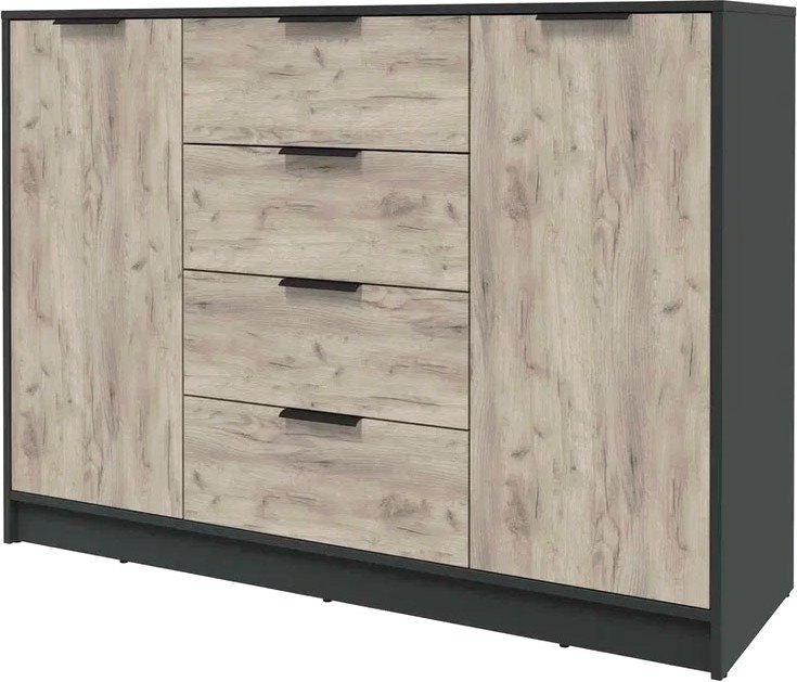 

Тумба Интерлиния Концепт КТ-Т140 (дуб серый/антрацит)