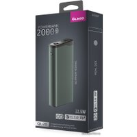 Внешний аккумулятор Olmio QL-20 20000mAh (серый)