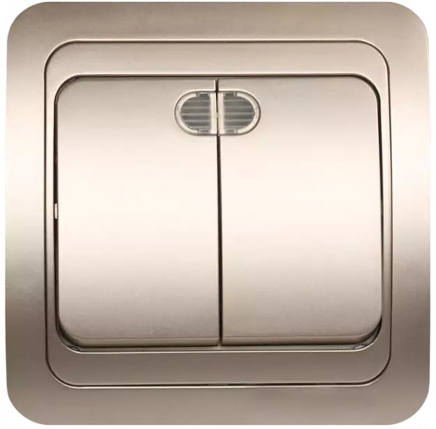 Выключатель SmartBuy Марс SBE-02c-10-SW2-1-c