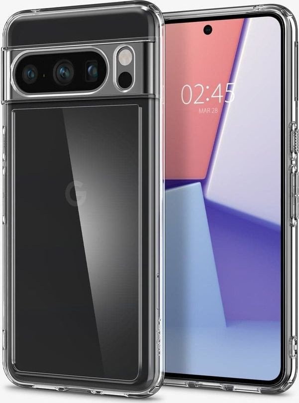 

Чехол для телефона Spigen Ultra Hybrid для Google Pixel 8 Pro ACS06315 (прозрачный)