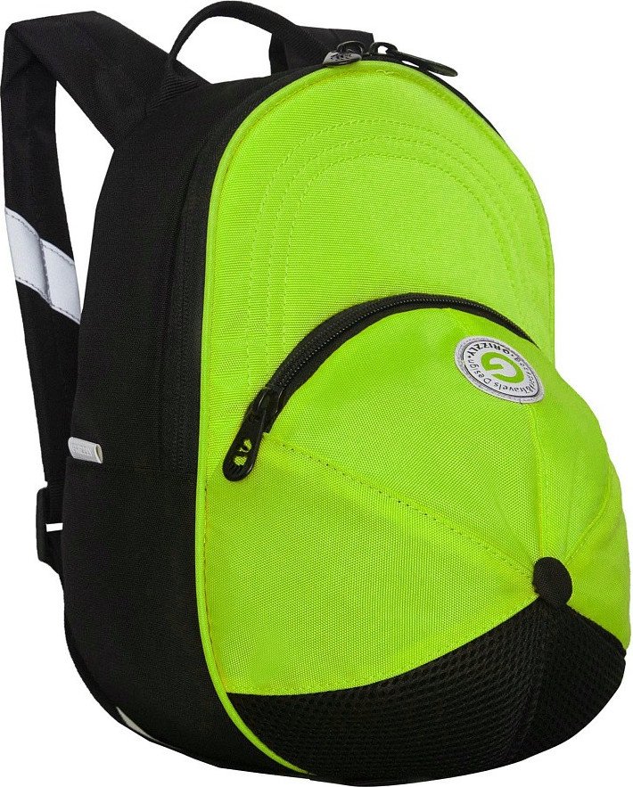 

Детский рюкзак Grizzly RS-673-1 (черный/салатовый)