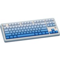 Клавиатура Ajazz AK870 Without Screen (белый/голубой, Ajazz Flying Fish)