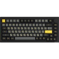 Клавиатура Akko 5075B Plus Black & Gold (Akko Cream Yellow V3 Pro)