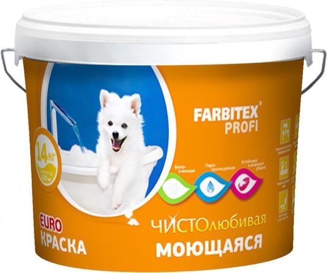 

Краска Farbitex Профи Моющаяся 14 кг
