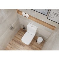 Унитаз напольный Lauter W09 S-TRAP с жестким сиденьем и микролифтом 21900004 (вертикальный выпуск)