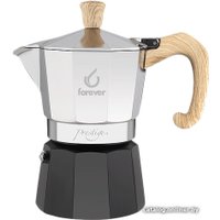 Гейзерная кофеварка Forever Miss Woody 120233