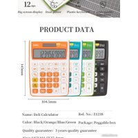 Бухгалтерский калькулятор Deli E1238black