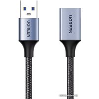 Кабель Ugreen US115 10495 USB Type-A - USB Type-A (1 м, черный)