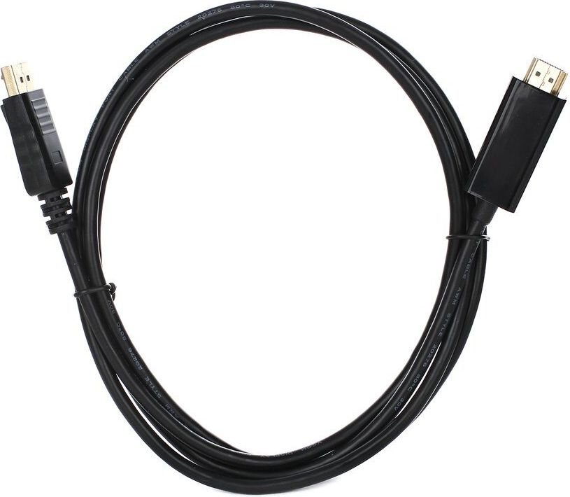 Адаптер VCOM CG494-B DisplayPort - HDMI (1.8 м, черный)